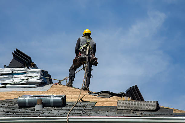 Professional Roof Replacement technician working in Pendleton, NC